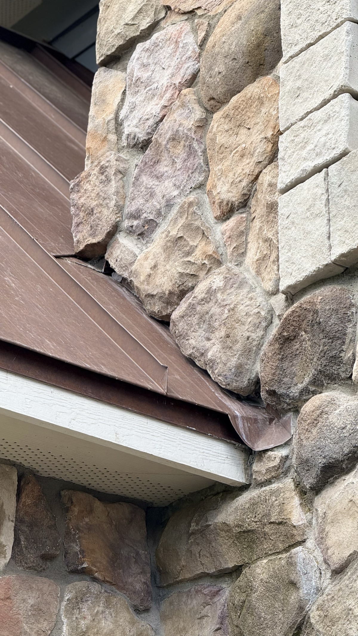 Western Rust against stone, a common Montana pairing